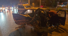 Kadıköy'de zincirleme kaza! 3 araç karıştı