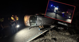 Gaziantep'te ölümlü kaza! Kamyonet lastiğinin patlamasıyla devrildi