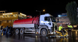 Vidanjör ile motosiklet çarpıştı! Korkutan kazada ölü var