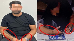 Kolundaki dövme ele verdi! Gürcistan'a kaçmaya çalışırken yakalandı