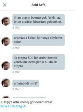 Medyatava'nın 13 Temmuz'da duyurduğu iddia, Said Sefa'nın DM yazışmalarında ortaya çıktı! - Resim : 3