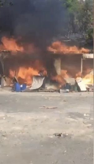 Sosyete Pazar’ında panikleten yangın! - Resim : 4