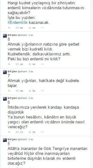 Elif Çakır hack'lendi: Görmediğime gördüm dedim