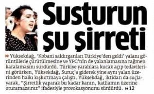 Star'ın 'şirret'li başlığı Demirtaş'ı kızdırdı!