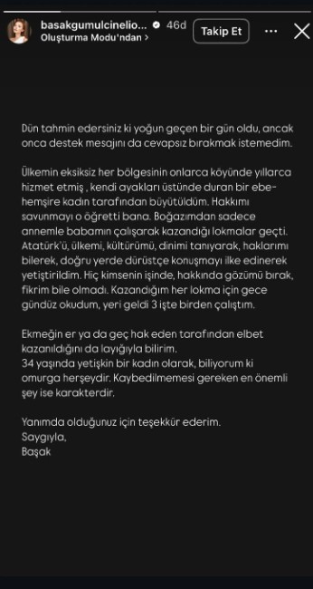 Başak Gümülcinelioğlu'ndan 'Omurga' açıklaması! TRT'nin dizi kadrosundan çıkarılmıştı...