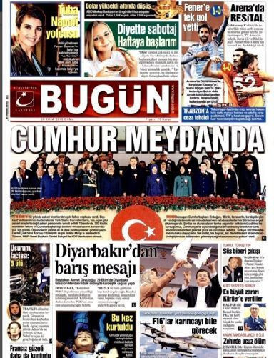 Kayyum işe başladı! Bugün ve Millet'ten iktidar yanlısı manşetler!