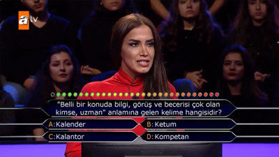 Kim Milyoner Olmak İster'e damga vurdu! "Umarım 'caps'im yapılmaz"