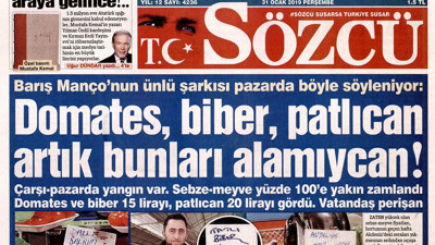 Sözcü Gazetesi yazar ve yöneticilerine hapis cezası