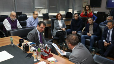 İBB Başkanı İmamoğlu’ndan Sözcü’ye ziyaret!