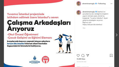 İBB, okul öncesi öğretmeni arıyor