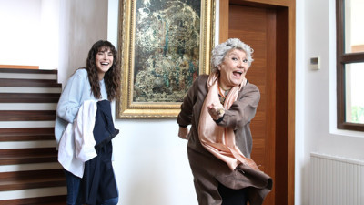 Sahnede entrika sette kahkaha!