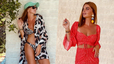 Pelin Karahan'ın bikinili pozları sosyal medyayı salladı! Beğeni yağdı