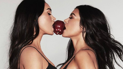 Kourtney Kardashian ve Megan Fox,  "Skims" markası için kamera karşısına geçti, ağızlar açık kaldı!