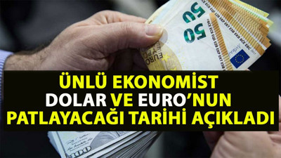 Dolar ve Euro'da korkutan öngörü... Ünlü ekonomist dövizdeki asıl patlama için tarih verdi... 21 Ekim'de Dolar ve Euro ne olur?