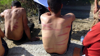 Yunanistan sınırında vahşet...  Sopa ve coplarla dövdüler, paralarını aldılar, yarı çıplak halde Türkiye'ye itildiler....