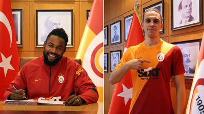Galatasaray'da 3 futbolcu imzayı attı