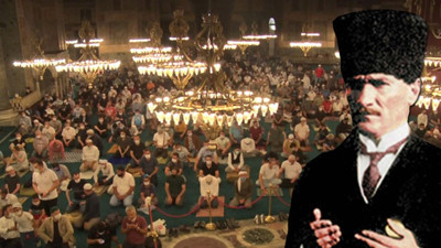 10 Kasım’da Ayasofya Camii’nde Atatürk’ün ruhuna mevlid okutulması talebi reddedildi