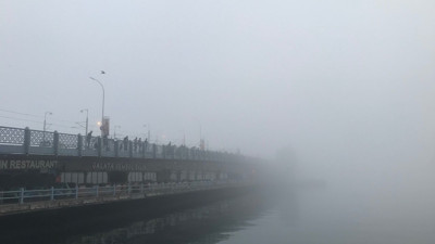 İstanbul bu sabah saatlerinde sise teslim oldu