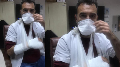 Hastanede doktor ve sağlık çalışanına saldırı