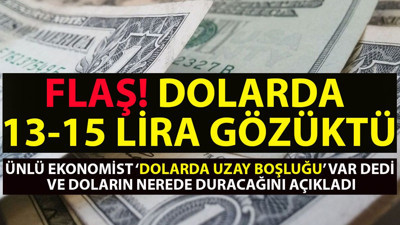 FLAŞ! Dolarda 13 ve 15 liranın yolu açıldı. Dolar kaç lirada duracak. Ünlü ekonomist İran örneği verdi ve doların nerede duracağını açıkladı. Remzi Özdemir 'Dolarda uzay boşluğu tezi var' dedi, sonsuza kadar gider uyarısı yaptı