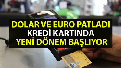 Dolar ve Euro patladı, kredi kartında yeni dönem başlıyor. Beyaz eşya, mobilya, TV alacak olanlar,  evlilik yapacak olanlar dikkat! TESK Başkanı Palandöken'den talep geldi, kredi kartında taksit sayısı artabilir