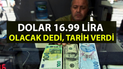 Dolar kurunu 16.99 lira olarak açıkladı. Dolar ve euro patladı Merkez Bankası müdahale etti. Ekonomist Evren Devrim Zelyut doların 16.99 lira olacağını açıkladı ve bunun için de tarih verdi