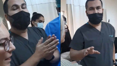 Doktorla tartışan Selin'in maske ve aşı karşıtı olduğu ortaya çıktı