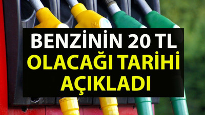 FLAŞ! Benzin önce 15 lira, sonra 20 TL olacak. Bir litre benzinin fiyatı 1 Euro olacak. Ünlü ekonomist akaryakıta gelecek olan zammın sebebini açıkladı, 20 lira olacağı tarihi duyurdu
