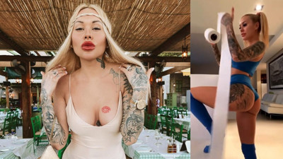 Ukraynalı model milli marş yüzünden hapse girebilir