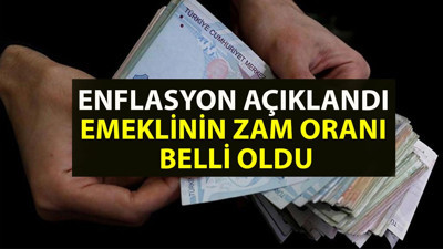 #SONDAKİKA Enflasyon açıklandı, emeklilerin zam oranı resmen kesinleşti. Emeklilerin zam oranı belli oldu. Emeklilerin 2022 yılı zammı ne kadar. Emekliler 2022'de ne kadar zam alacak. Emekli zammı ne kadar oldu?