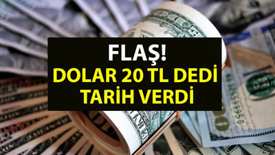 Enflasyon patladı, dolar 20 liranın üstüne çıkacak uyarısı yaptı. Ünlü ekonomist Evren Devrim Zelyut, dolar kuru için 20.25 lira tahmininde bulundu, tarih verdi