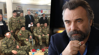 Azerbaycanlı gaziler, EDHO'nun yıldızı ünlü oyuncu Oktay Kaynarca'ya neden sitem ettiler? 'Bizi İstanbul'da bulsun'