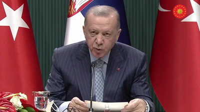 Cumhurbaşkanı Erdoğan, Sırbistan Cumhurbaşkanı Vucic ile ortak basın toplantısında konuştu. Erdoğan'dan kritik İsrail mesajları...