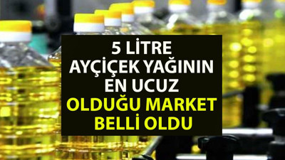 FLAŞ! Ayçiçek yağ fiyatlarında indirim yapan marketler belli oldu. İşte 5 litre ayçiçek yağının en ucuz olduğu market. A101, BİM ve ŞOK marketlerde 5 litre ayçiçek yağları ne kadar? Ayçiçek yağı hangi markette daha ucuz?