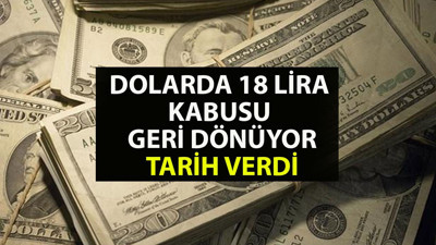 Dolarda 18 lira kabusu geri dönüyor. FED faiz kararını açıkladı, ünlü ekonomist dolardaki kabus senaryosunu açıkladı. Doların 14 lirayı kıracağı tarihi açıkladı, dolar 18 lira için zaman verdi