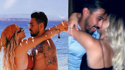 İrfan Can Kahveci'nin eşi Gözde Kahveci taraftarla kavga etti