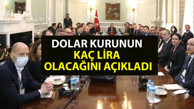 FLAŞ! Nureddin Nebati doların ne kadar olacağını açıkladı. Lonrda'da temaslarını sürdüren Nebati, dolar kuru için rakam verdi. Nebati'den dövizle ilgili flaş açıklama