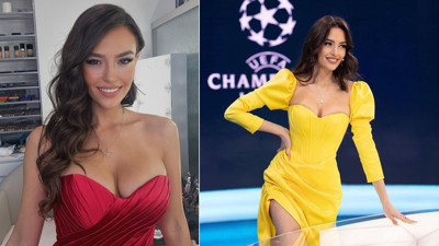 Şampiyonlar Ligi spikeri Eva Murati geri döndü