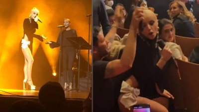 Ünlü şarkıcı Gülşen konserinde izleyicisine kucak dansı yaptı. Sahnedeki dansı ile büyüledi. İşte Gülşen'in bomba görüntüleri...