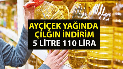 5 litrelik ayçiçek yağının fiyatı 110 liraya düştü. Metro marketlerde çılgın indirim. Kıyma 71 lira,  5 litre  Salat ayçiçek yağı 110 lira oldu ve bunun için de tarih verildi. Metro marketlerde ayçiçek yağı ne kadar?