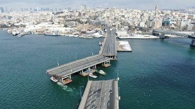 Unkapanı Köprüsü'nün bağlantı noktası ayrılmıştı. Saatler süren çalışma sonucunda ayrılan nokta kapatıldı. Köprü trafiğe açıldı