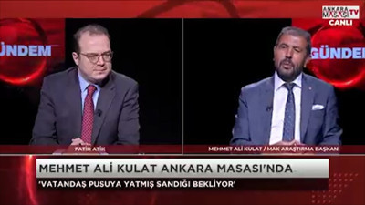 MAK Araştırma Başkanı Mehmet Ali Kulat, son anketi canlı yayında paylaştı