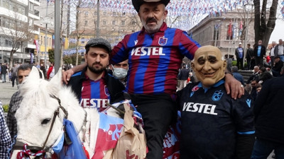 Trabzon'da Beşiktaş maçı öncesi büyük coşku