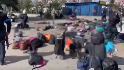 Ukrayna - Rusya savaşında 44. gün... Rusya tren istasyonunu vurdu: 30'dan fazla ölü