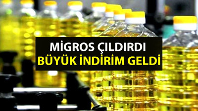 Migros'ta ayçiçek yağına büyük indirim. 5 Litre ayçiçek yağında fiyat düştü, 1 LT 29 TL oldu. Migros marka ayçiçek yağları, Orkide oyçiçek yağları ve Yudum ayçiçek yağlarında sürpriz indirim. 14 Nisan Migros ayçiçek yağı fiyatları