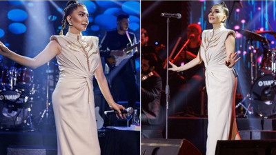 Kıbrıs’ta Ebru Yaşar Fırtınası! Yoğun istek üzerine sahnede yarım saat fazla kaldı