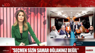 Sanatçı Atilla Taş, tv100'e konuştu, Ekrem İmamoğlu ve Murat Ongun'a çok sert çıktı: İmamoğlu'na desteğimiz haram olsun. Taş, İmamoğlu'nun özür dilemesi için ise "geçti borun pazarı sür eşeğini Niğde'ye" dedi