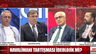 Atatürk Havalimanı, millet bahçesi oluyor. tv100'de konuşan avukat Cem Kaya isim önerdi: Atatürk Millet Bahçesi diyelim ki Gazi Mustafa Kemal Atatürk’ün adı oraya nakşedilsin