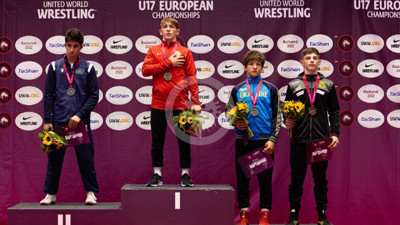 U17 Avrupa Güreş Şampiyonası'nda millilerden 15 madalya