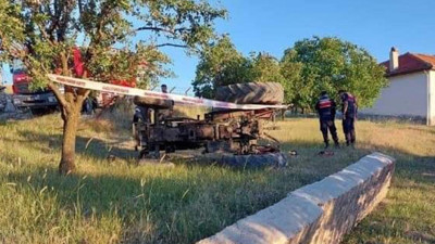 3 kız kardeşin bindiği traktörün freni boşaldı! Küçük kardeşlerini traktörden attılar ama kendilerini kurtaramadılar